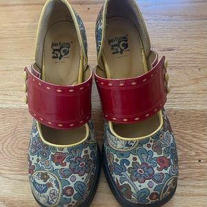 Fluevog Mini Zaza Tapestry 7.5 fits like 8.